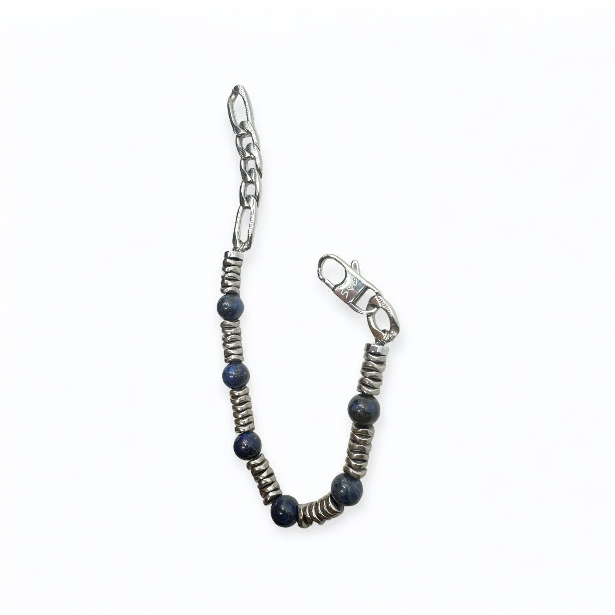 Bracciale Lapislazzuli & Ematite Sharifa Crystals